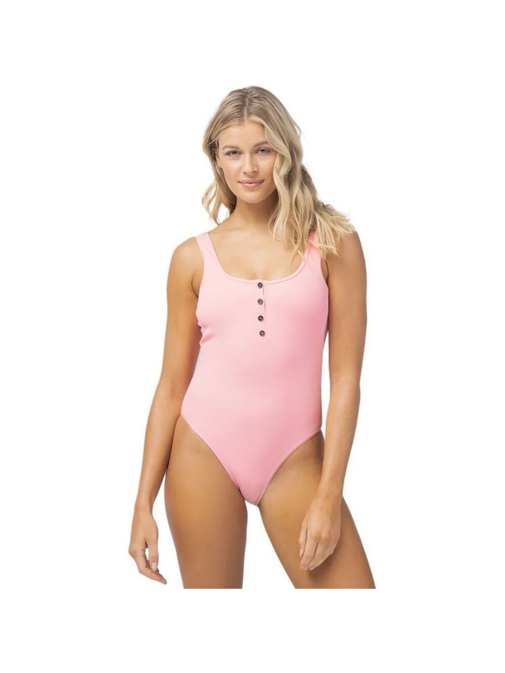 L Space Float On Ribbed One-Piece Swimsuit - size large - NWT - liner attached